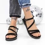 Sandale Dama cu Talpa Joasa 3H26 Negru » meishop.life