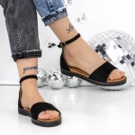 Sandale Dama cu Talpa Joasa 3H25 Negru » meishop.life
