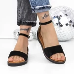 Sandale Dama cu Talpa Joasa 3H25 Negru » meishop.life