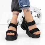 Sandale Dama cu Platforma 3WL260 Negru » meishop.life