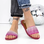 Papuci Dama cu Talpa Joasa 3BL1 Roz » meishop.life