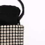 Geanta de mana A01 Negru-Argintiu » meishop.life
