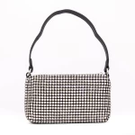 Geanta de mana BA013 Negru-Argintiu » meishop.life