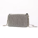 Geanta de mana BA013 Negru-Argintiu » meishop.life