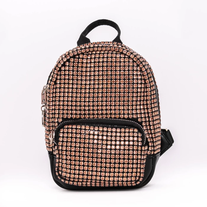 Rucsac Dama 963 Negru-Champagne » meishop.life