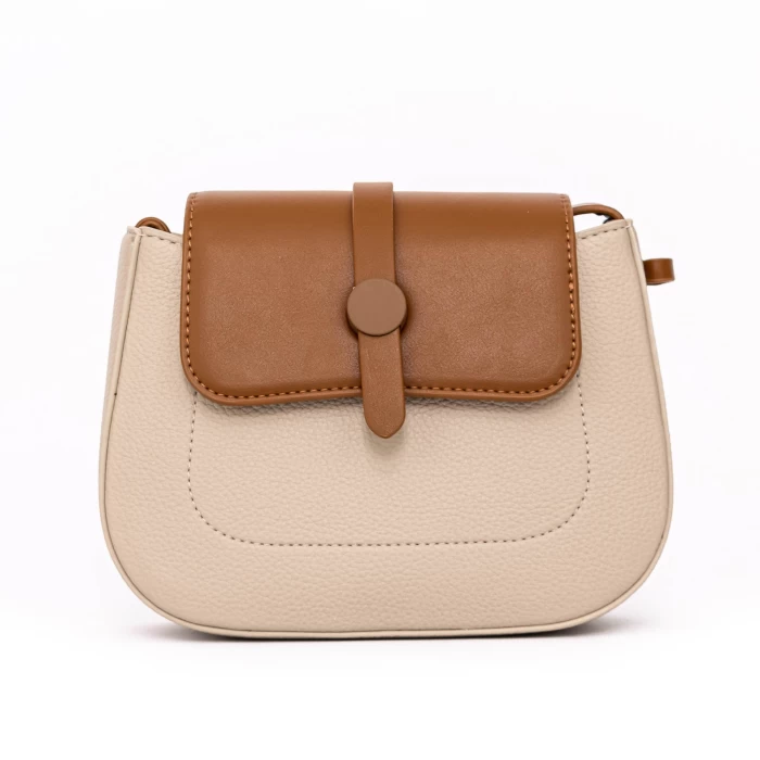 Geanta de umar BA022 Bej-Maro deschis » meishop.life