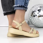Sandale Dama cu Talpa Joasa 3AW293 Verde » meishop.life