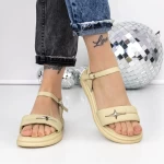 Sandale Dama cu Talpa Joasa 3AW292 Verde » meishop.life