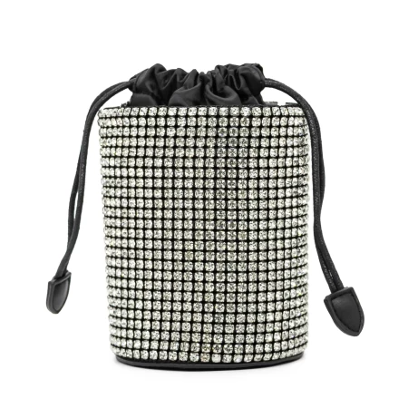 Geanta de mana BA012 Negru-Argintiu » meishop.life