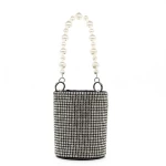 Geanta de mana BA012 Negru-Argintiu » meishop.life