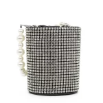 Geanta de mana BA012 Negru-Argintiu » meishop.life
