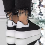 Sneakers Dama 8923 Negru » meishop.life