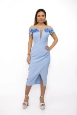 Rochie Dama 76672 Albastru » meishop.life