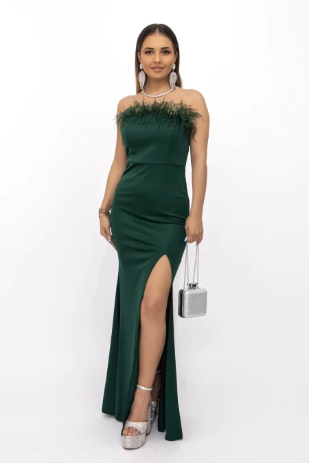 Rochie Dama 19281 Verde » meishop.life
