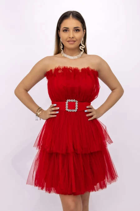Rochie Dama 74430 Rosu » meishop.life