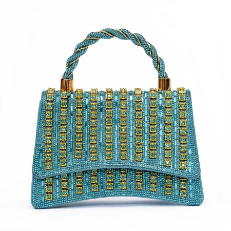Geanta de mana 040 Turcoaz » meishop.life
