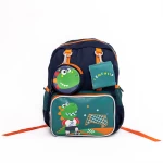 Ghiozdan BA100 Albastru inchis-Verde » meishop.life