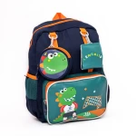 Ghiozdan BA100 Albastru inchis-Verde » meishop.life