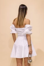 Rochie Dama 6158 Alb » meishop.life