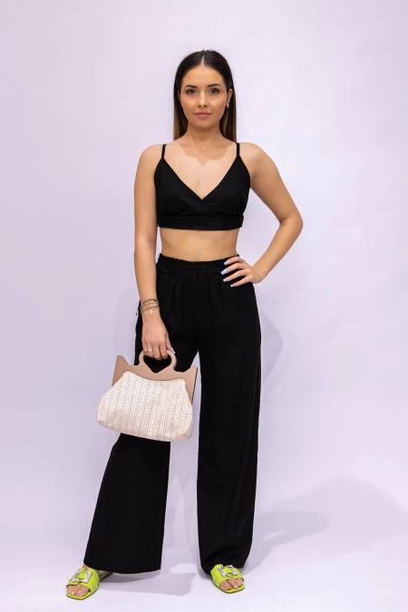 Compleu Dama 2 Piese 3498-7 Negru » meishop.life