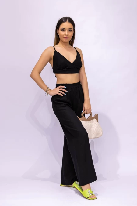 Compleu Dama 2 Piese 3498-7 Negru » meishop.life