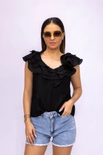 Bluza Dama CHB7589 Negru » meishop.life