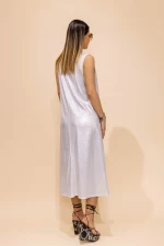 Rochie Dama L3M194 Argintiu » meishop.life