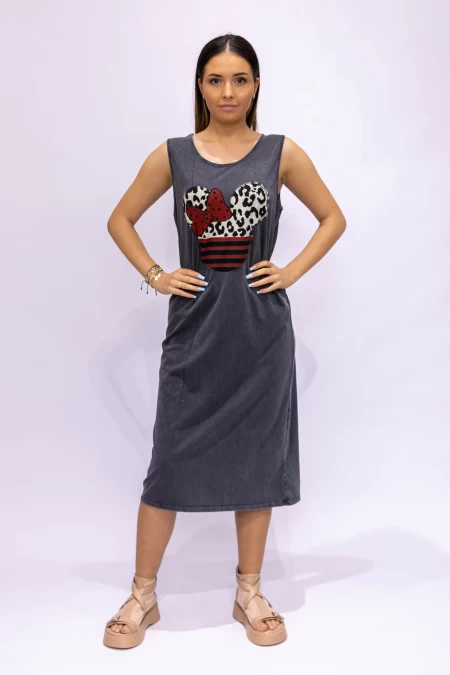 Rochie Dama 90026-31 Gri » meishop.life
