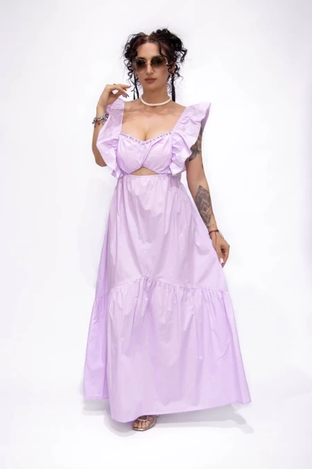 Rochie Dama L303-6899 Lila » meishop.life