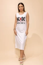 Rochie Dama 90026 Alb » meishop.life