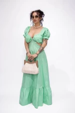 Rochie Dama L303-7098 Verde » meishop.life