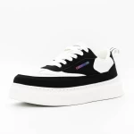 Pantofi Sport Barbati 2315 Negru-Alb » meishop.life