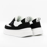 Pantofi Sport Barbati 2315 Negru-Alb » meishop.life