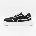 Pantofi Sport Barbati 2317 Negru-Alb » meishop.life