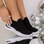 Pantofi Sport Dama 3YAN1 Negru-Alb | Mei » meishop.life