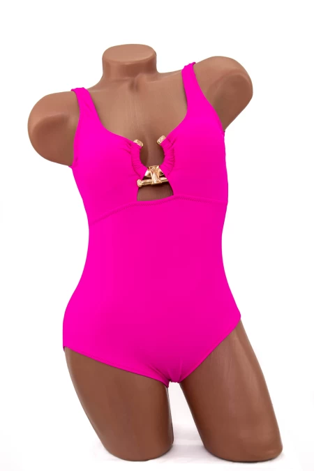 Costum de Baie Dama intreg Y30223 Fucsia | Meina » meishop.life