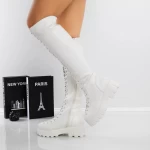 Cizme Dama MX362A Alb » meishop.life