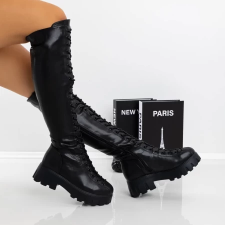 Cizme Dama MX362A Negru » meishop.life