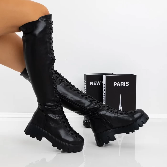 Cizme Dama MX362A Negru » meishop.life