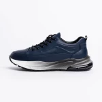 Pantofi Sport Barbati din piele naturala D07091 Albast... » meishop.life