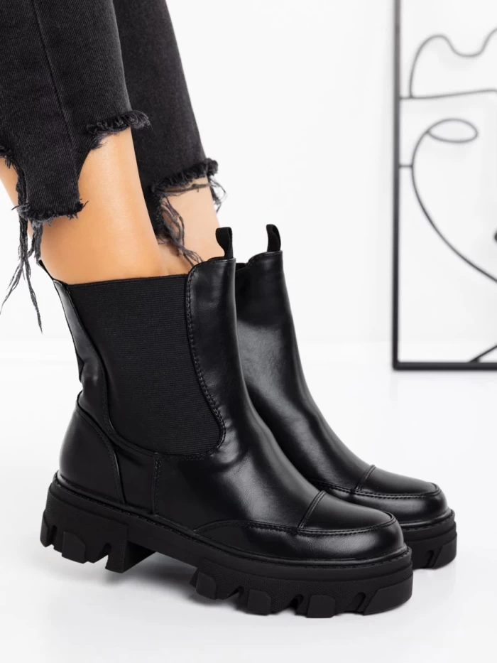 Ghete Dama YZ21-35 Negru | H&d » meishop.life