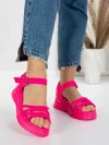 Sandale Dama cu Platforma 3H18 ROSE RED | MEI