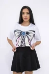 Tricou Dama V8352 ALB | KIKIRIKI