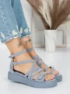Sandale Dama cu Talpa Joasa 5H23 BLUE | MEI