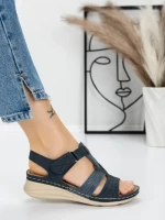 Sandale Dama cu Talpa Joasa 5GZ26 BLUE | MEI
