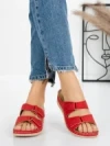 Papuci Dama cu Talpa Joasa 5GZ35 RED | MEI