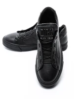 Pantofi Sport Dama din piele naturala 90985S Negru » meishop.life