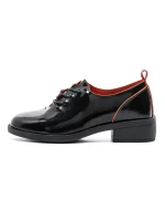 Pantofi Casual Dama 191018-1 Negru-Rosu » meishop.life