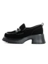 Pantofi Casual Dama din piele naturala S22099NL BLACK | FORMAZIONE