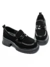 Pantofi Casual Dama din piele naturala S22099NL BLACK | FORMAZIONE